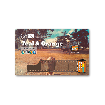 Filter Card -Teal & Orange